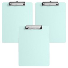 A4 文件平板夾, 31cm x 22cm, 厚度0.25cm, 抹茶綠, 3個