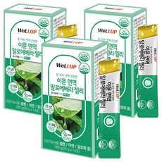 웰업 이뮨 면역 알로에베라 젤리 14p, 280g, 3개
