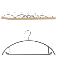 comet home 無痕防滑衣架, 灰色, 10個