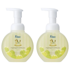 Fees BEBE 柔護潔手慕絲, 蘋果香, 340ml, 2瓶