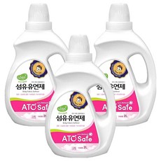 ATO Safe 嬰兒衣物柔軟精, 3個, 2L
