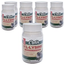 Cost 酷司特 L LYSINE 全齡貓用離胺酸, 日本進口原料，成分單純，全齡貓咪都適用, 80g, 6罐