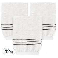 Vitabello 大型大尺寸高級義大利搓澡巾, 白色, 1入, 12個