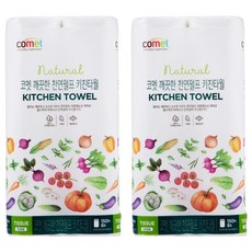 comet 捲筒式廚房紙巾 150張, 8捲, 2袋