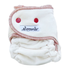 sloomb VHLC 超柔軟絨面有機竹棉夜用布尿布, LOAM, 1件