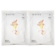 BODY GOALS 白奶昔 蘋果牛奶, 5g纖維, 120 KCAL, 30g, 2包