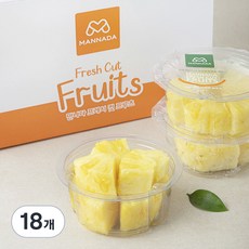 만나 프레시 파인애플, 150g, 6개입, 3개
