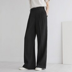 andstyle 女款 短版/基本/長版訂製 第4彈 摩登細褶寬版西裝褲 264381