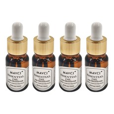 MAYCI 香氛精油 10ml - 法國格拉斯水溶性精油 空氣清新劑, 4瓶