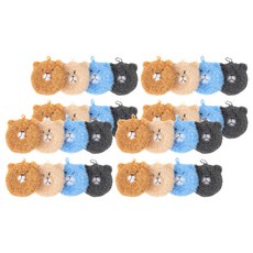 이와이엔 거품왕 2겹 곰돌이 수세미, 8개, 4개