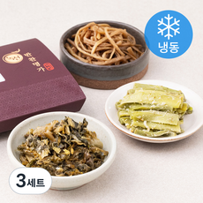 녹선 맛된장시래기볶음 + 건고구마순볶음 + 맛궁채나물볶음 세트(냉동), 3개