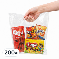 comet 透明素面塑膠PE購物袋, 2個
