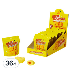 Peach Korea 冷凍乾燥芒果造型軟糖, 36個, 9g