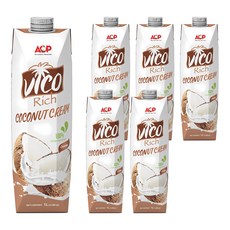 HoneyTree Vico Rich椰漿, 1L, 6瓶