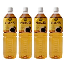 그린스위트 카페시럽, 1.5L, 4개