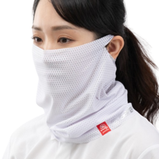 GAMZA 涼感網布防曬面罩 M1, 白色