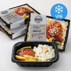 온더고 함박스테이크 정식 (냉동), 3개, 290g