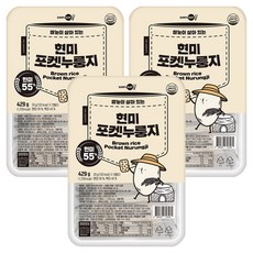 심플잇 현미 포켓누룽지, 429g, 3개