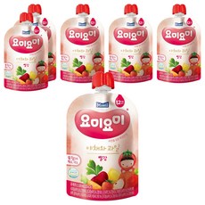 요미요미 야채와 과일 주스, 100ml, 6개