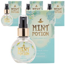 BODYHOLIC Mint Potion頭髮身體噴霧 清爽薄荷香, 50ml, 4個