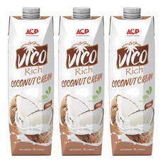 HoneyTree Vico Rich椰漿, 1L, 3瓶