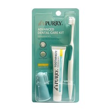 PURRY 派銳 沛立潔 寵物高效口腔清潔組, 3件組, 牛奶口味, 20g, 1組