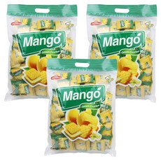 奶油夾心餅乾 芒果風味, 3袋, 800g