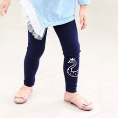 Oatmeal natural 女童皇冠天鵝內搭褲