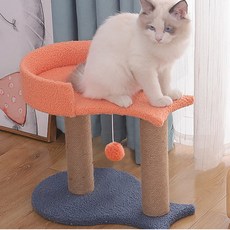 IMMUSE 雙層寵物貓跳台, 粉色+藍色, 1個