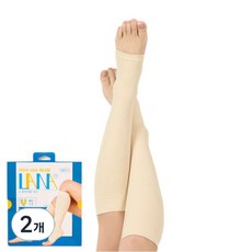라나핏 의료기기 압박밴드 베이지 2p, 2개, 종아리 발등형