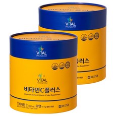 바이탈프로그램 종근당 비타민C 플러스 1000mg 120p, 120회분, 2개