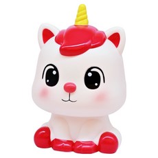 포포팬시 붉은말의 해 에비팝 유니콘 저금통, 1개, Red