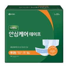 Depend 利清爽 男女共用安心護理膠帶型成人紙尿褲, 16入, 1個, 特大號