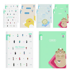 펜피아 1000 초등 스프링노트 10칸 국어 공용, 랜덤발송, 10개 랜덤발송, 10개
