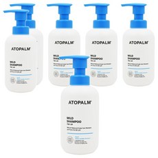 ATOPALM 愛多康 溫和洗髮精 含維生素B5及B7 滋潤頭皮及髮根 MLE®肌膚屏障修護技術, 300ml, 6瓶