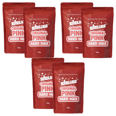 지저쓰 오리지널 핑크 하드왁스 모든부위용, 200g, 6개