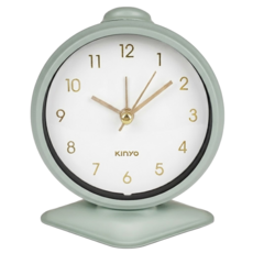 Kinyo 復古歐風造型鬧鐘 ACK-7114G 97 x 60 x 114mm 152g, 綠色