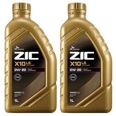 지크 X10 LS 엔진오일, 2개, 0w20, 1L
