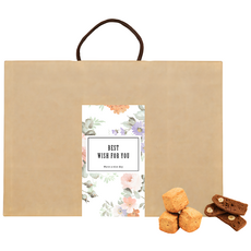 順便幸福 午茶禮盒, 2個, 墨西哥司康脆脆 + 可可榛果義式脆餅