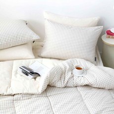 Honeydew C 半超細法蘭絨超細纖維敷料被子, Happy Beige