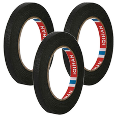 iQIHAN 美紋紙膠帶 15mm x 15m, 黑色, 3個