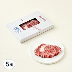 청담새벽집 한우 1++등급 꽃등심 구이용 (냉장), 150g, 5개