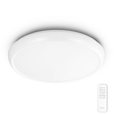 KOCOm TEC LED 圓形遙控房間燈 55W, 白色