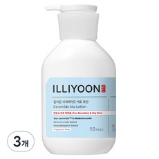 일리윤 세라마이드 아토 로션 무향, 350ml, 3개