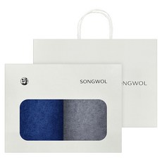 Songwol 松月 蘭斯頓 飯店毛巾 240g 40支 精梳棉 2入 禮盒組 + 提袋, 1套, 隨機出貨