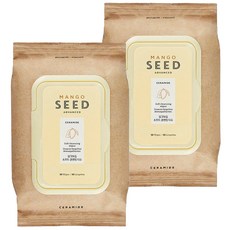 THE FACE SHOP 菲詩小舖 芒果籽卸妝濕巾, 2包, 50張