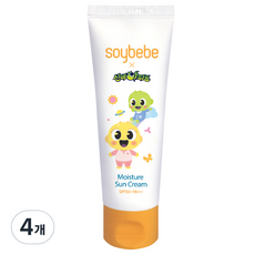 soybebe 神秘公寓 嬰幼兒用防曬霜 SPF50+ PA+++, 4個, 80g