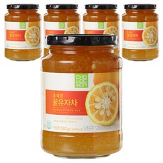 초록원 꿀유자차, 580g, 1개입, 5개