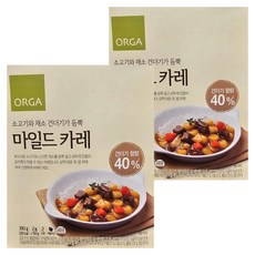 ORGA WHOLE FOODS 即食溫和咖哩, 300g, 2盒