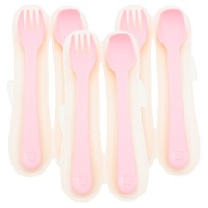 Simba 小獅王辛巴 美味兒童叉匙組, 叉子+湯匙, 甜蜜滋味 粉紅色, 3組